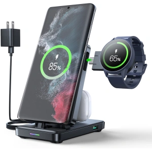 Wholesale Joyroom 4-in-1 Charging Station JR-WQS01 black - JYR985 - {ean13} - Hurt
