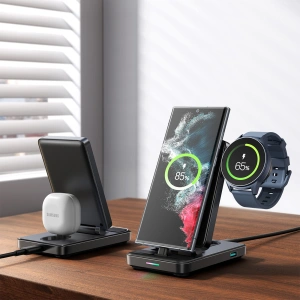 Wholesale Joyroom 4-in-1 Charging Station JR-WQS01 black - JYR985 - {ean13} - Hurt