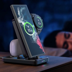 Wholesale Joyroom 4-in-1 Charging Station JR-WQS01 black - JYR985 - {ean13} - Hurt