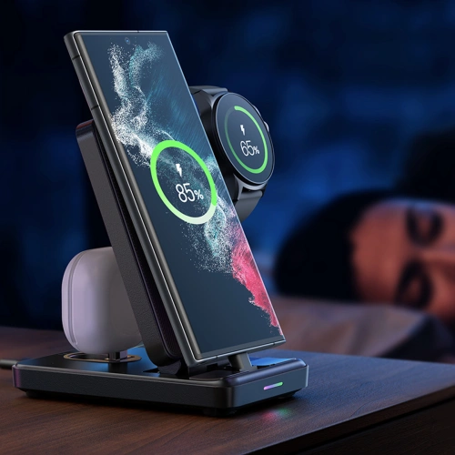 Stacja ładująca 4w1 Joyroom JR-WQS01 czarna