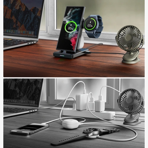 Stacja ładująca 4w1 Joyroom JR-WQS01 czarna