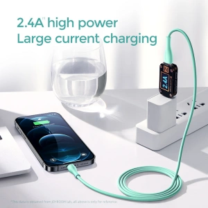 Hurtownia GSM - Kábel Joyroom S-2030M8 USB-A / Lightning 3A 2m zöld - JYR987 - {ean13} - Hurt