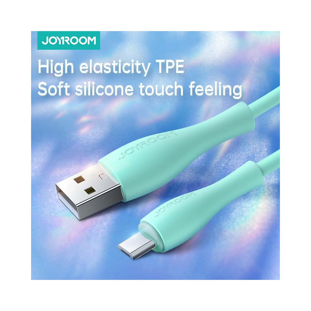 Wholesale Joyroom S-2030M8 cable USB-A / microUSB 3A 2m green - JYR988 - {ean13} - Hurt
