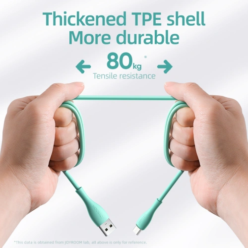 Kabel Joyroom S-2030M8 USB-A / microUSB 3A 2m zielony