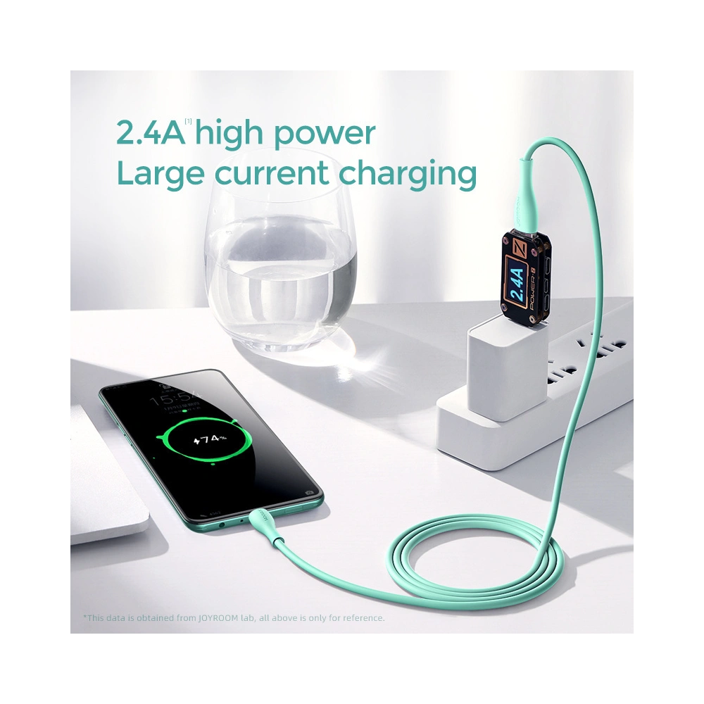 Wholesale Joyroom S-2030M8 cable USB-A / microUSB 3A 2m green - JYR988 - {ean13} - Hurt