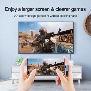 Hurtownia GSM - Kabel kątový Joyroom SY-20C1 USB-C / HDMI 4K 60Hz 2m šedý - JYR989 - {ean13} - Hurt