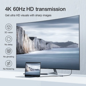Hurtownia GSM - Kabel kątowy Joyroom SY-20C1 USB-C / HDMI 4K 60Hz 2m grau - JYR989 - {ean13} - Hurt