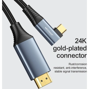 Hurtownia GSM - Cablul unghiular Joyroom SY-20C1 USB-C / HDMI 4K 60Hz 2m gri - JYR989 - {ean13} - Hurt