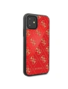 Wholesale Guess GUHCN614GGPRE iPhone 11 red hard case 4G Double Layer Glitter - GUE195RED - {ean13} - Hurt