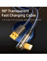 Hurtownia GSM - Kabel kątový Joyroom S-UL012A6 USB-A / Ligtning 2.4A 1.2m modrý - JYR990 - {ean13} - Hurt