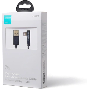 Hurtownia GSM - Cablul unghiular Joyroom S-UL012A6 USB-A / Lightning 2.4A 1.2m albastru - JYR990 - {ean13} - Hurt