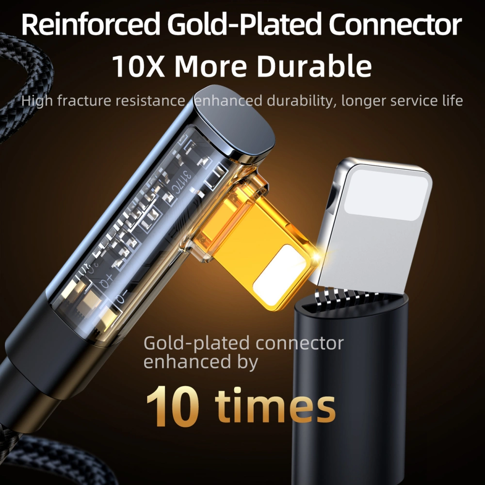 Hurtownia GSM - Kabel kątový Joyroom S-UL012A6 USB-A / Ligtning 2.4A 1.2m modrý - JYR990 - {ean13} - Hurt