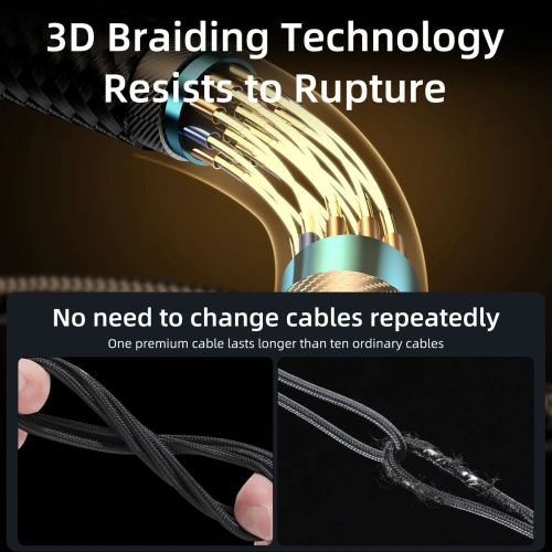 Kabel kątowy Joyroom S-UL012A6 USB-A / Ligtning 2.4A 1.2m niebieski