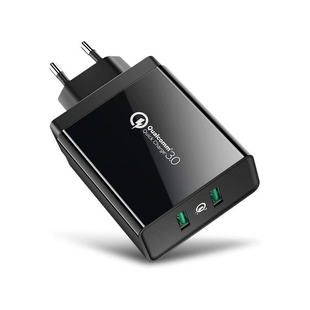 Hurtownia GSM - Ładowarka sieciowa 2x USB UGREEN QC 3.0 36W (czarna) - UGR176BLK - {ean13} - Hurt