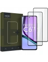 Gehärtetes Glas Hofi Glass Pro+ Realme C67 4G Schwarz [2 PACK]