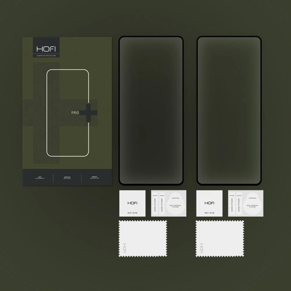 Hurtownia GSM - Gehärtetes Glas Hofi Glass Pro+ Realme C67 4G Schwarz [2 PACK] - HOFI480 - {ean13} - Hurt