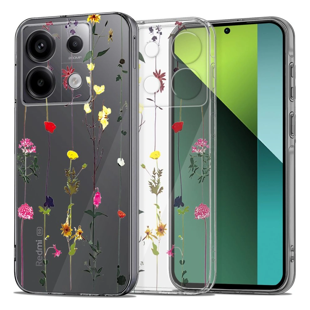 Hurtownia GSM - Etui Tech-Protect Flexair+ Xiaomi Redmi Note 13 Pro 5G / Poco X6 5G Grădină Florală - THP2700 - {ean13} - Hurt