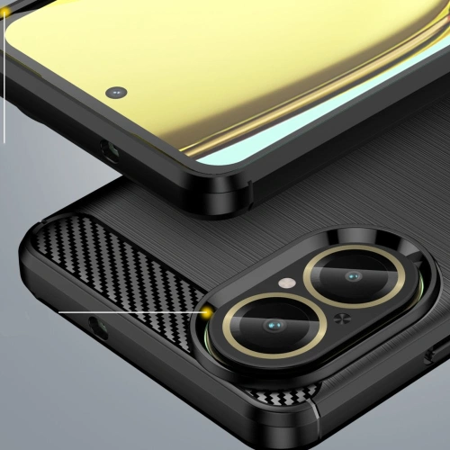 Etui Tech-Protect TPUCarbon Realme C67 4G Black