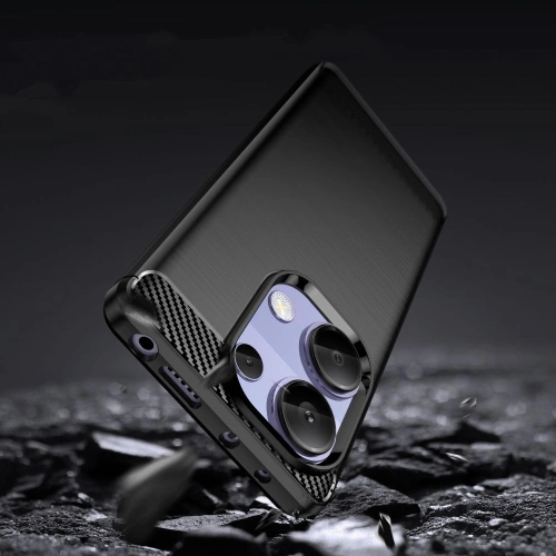 Etui Tech-Protect TPUCarbon Xiaomi Redmi Note 13 Pro 4G / LTE / 14S Black
