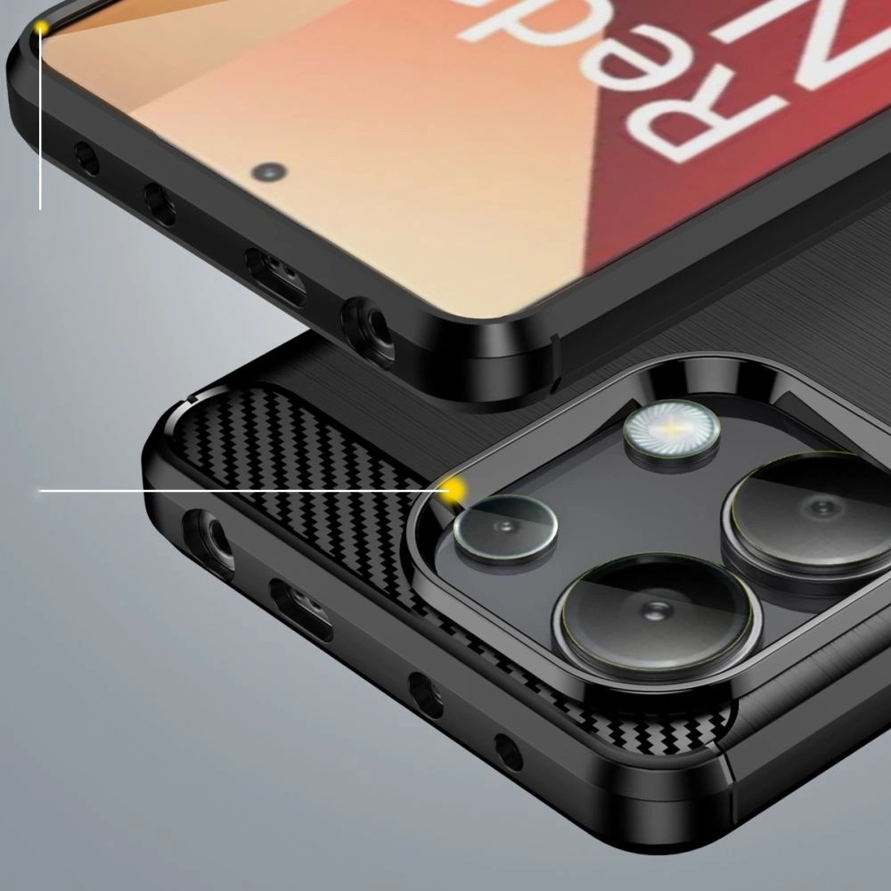 Hurtownia GSM - Etui Tech-Protect TPUCarbon Xiaomi Redmi Note 13 4G Fekete - THP2705 - {ean13} - Hurt