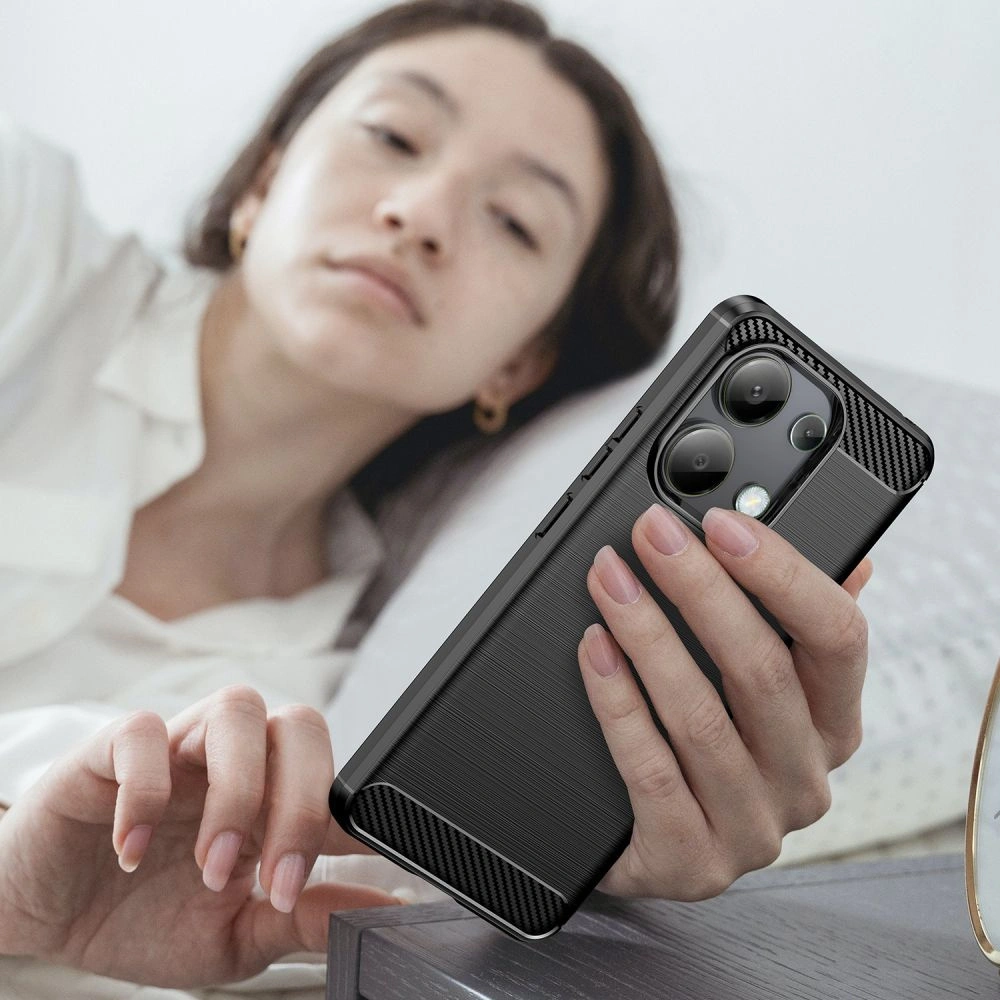 Hurtownia GSM - Etui Tech-Protect TPUCarbon Xiaomi Redmi Note 13 4G Fekete - THP2705 - {ean13} - Hurt