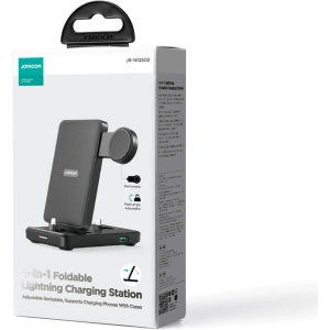 Hurtownia GSM - Töltőállomás 4w1 Joyroom JR-WQS02 Apple iPhone / AirPods / Apple Watch fekete - JYR991 - {ean13} - Hurt