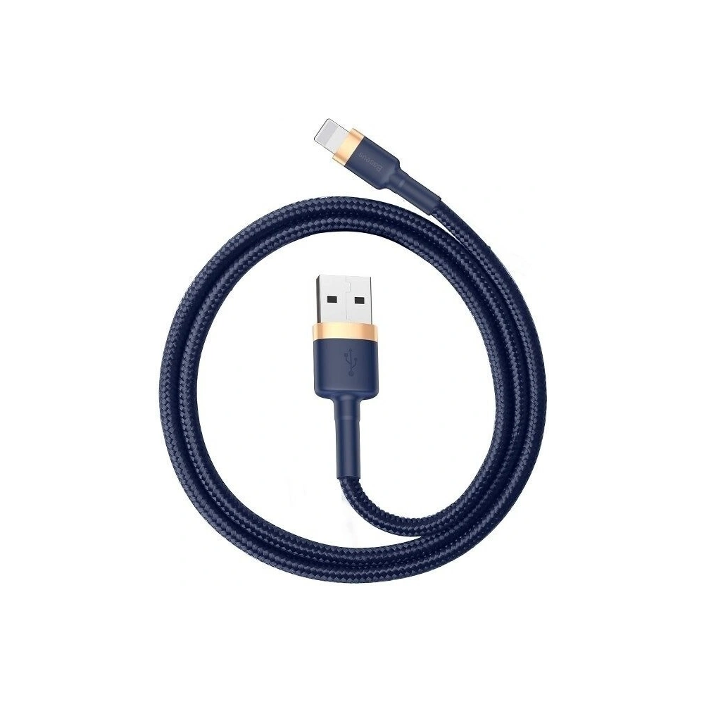 Hurtownia GSM - Kabel USB Lightning Baseus Cafule 2.4A 0,5m (złoto-granatowy) - BSU638GLDBLU - {ean13} - Hurt