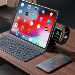 Hurtownia GSM - Töltőállomás 4w1 Joyroom JR-WQS02 Apple iPhone / AirPods / Apple Watch fekete - JYR991 - {ean13} - Hurt