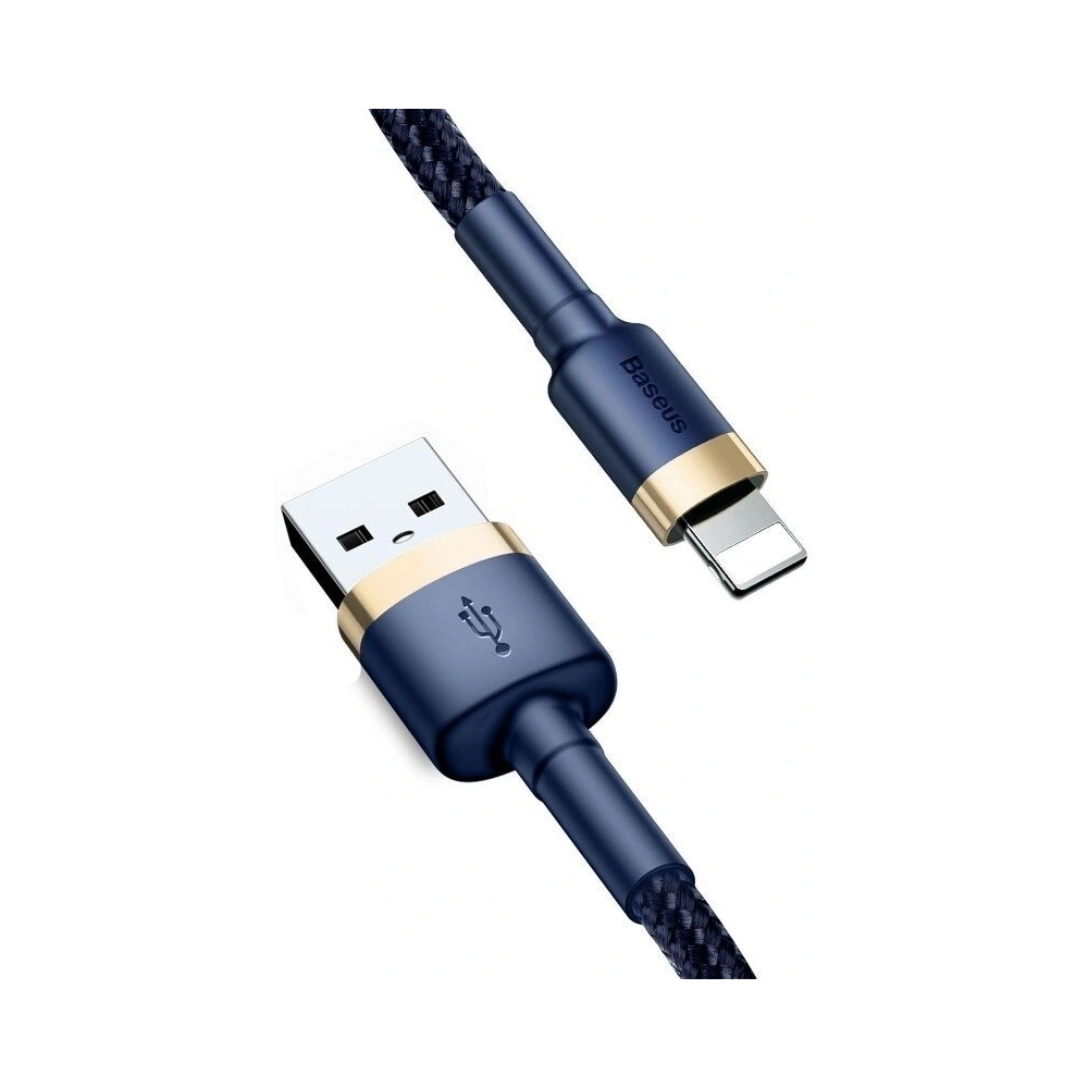Hurtownia GSM - Kabel USB Lightning Baseus Cafule 2.4A 0,5m (złoto-granatowy) - BSU638GLDBLU - {ean13} - Hurt