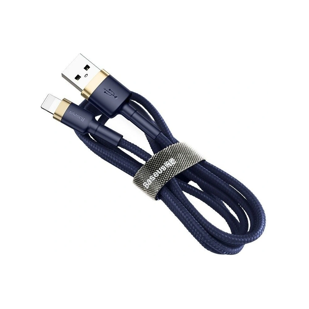 Hurtownia GSM - Kabel USB Lightning Baseus Cafule 2.4A 0,5m (złoto-granatowy) - BSU638GLDBLU - {ean13} - Hurt