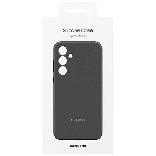 Etui Samsung EF-PA556TBEGWW Samsung Galaxy A55 5G Silicone Cover czarny/black