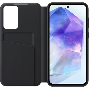 Hurtownia GSM - Etui Samsung EF-ZA556CBEGWW Samsung Galaxy A55 5G Smart View Wallet Case negru/black - SMG1092 - {ean13} - Hurt