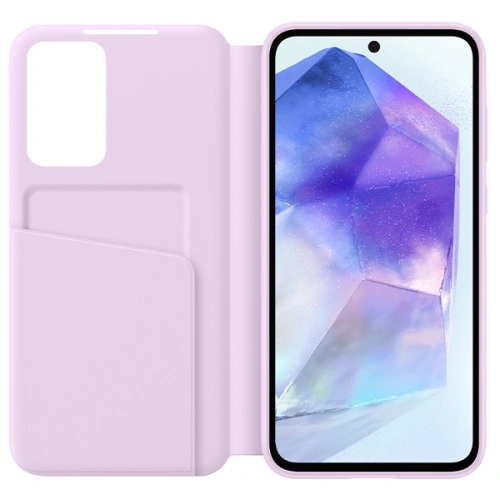 Etui Samsung EF-ZA556CVEGWW Samsung Galaxy A55 5G Smart View Wallet Case lawenda/lavender