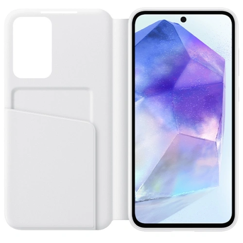 Etui Samsung EF-ZA556CWEGWW Samsung Galaxy A55 5G Smart View Wallet Case biały/white