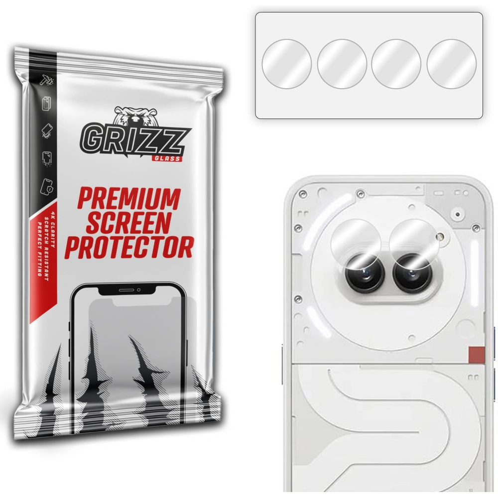 Wholesale GrizzGlass HybridGlass Camera Nothing Phone 2a / 2a Plus - GRZ8822 - {ean13} - Hurt