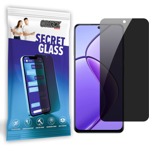 Hurtownia GrizzGlass - 5906146411111 - GRZ8836 - Szkło prywatyzujące GrizzGlass SecretGlass do Realme 12 - B2B homescreen