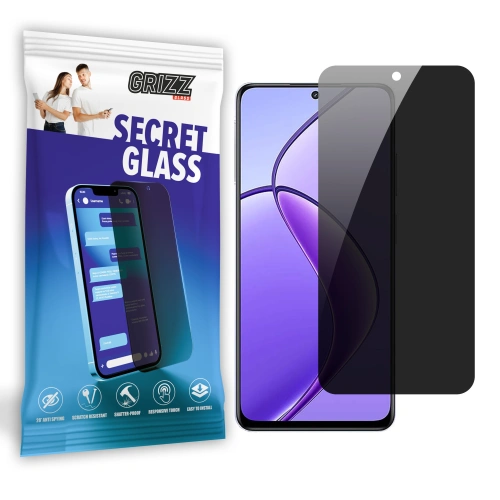 Matowe szkło prywatyzujące GrizzGlass SecretGlass do Realme 12