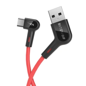 Kabel USB-C unghiular BlitzWolf BW-AC1 3A 1,8m