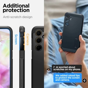 Hurtownia GSM - Etui Spigen Tough Armor Samsung Galaxy A35 5G Negru - SPN3360 - {ean13} - Hurt