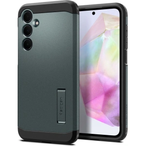 Hurtownia GSM - Etui Spigen Tough Armor Samsung Galaxy A35 5G Abyss Green - SPN3361 - {ean13} - Hurt