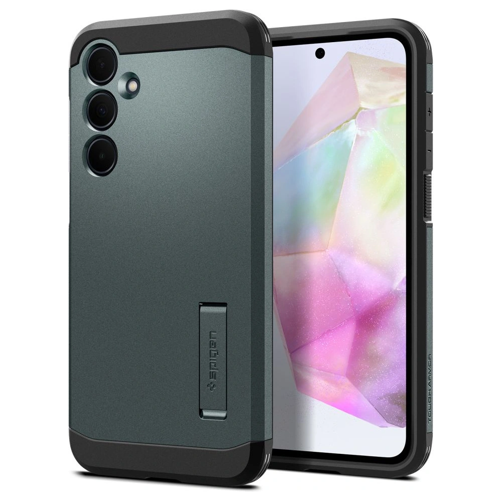 Hurtownia GSM - Case Spigen Tough Armor Samsung Galaxy A35 5G Abyss Grün - SPN3361 - {ean13} - Hurt
