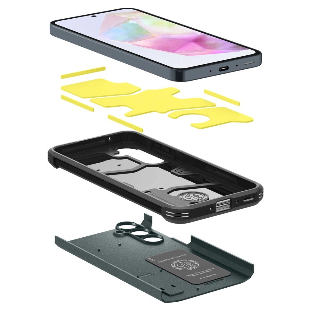 Hurtownia GSM - Case Spigen Tough Armor Samsung Galaxy A35 5G Abyss Grün - SPN3361 - {ean13} - Hurt