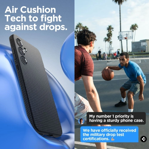 Etui Spigen Liquid Air Samsung Galaxy A35 5G Matte Black