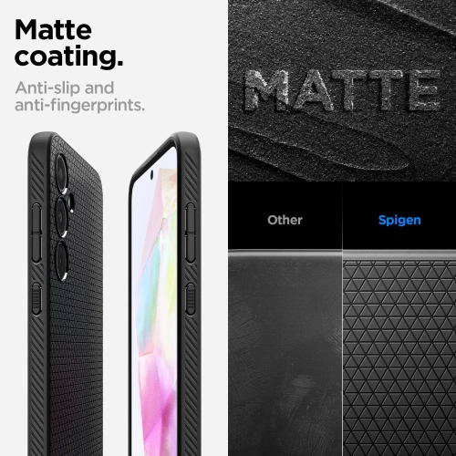Etui Spigen Liquid Air Samsung Galaxy A35 5G Matte Black