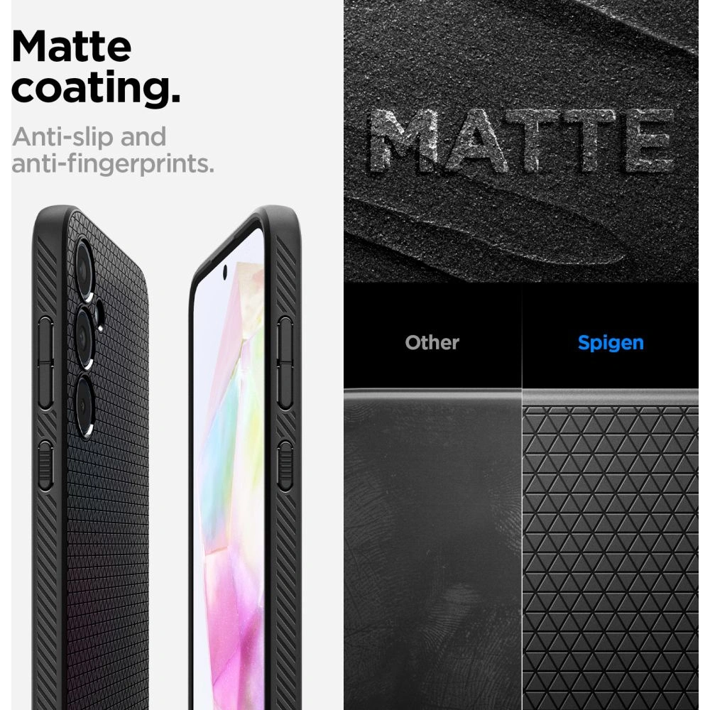 Hurtownia GSM - Etui Spigen Liquid Air Samsung Galaxy A35 5G Matná černá - SPN3362 - {ean13} - Hurt