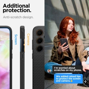 Hurtownia GSM - Etui Spigen Liquid Air Samsung Galaxy A35 5G Negru Mat - SPN3362 - {ean13} - Hurt