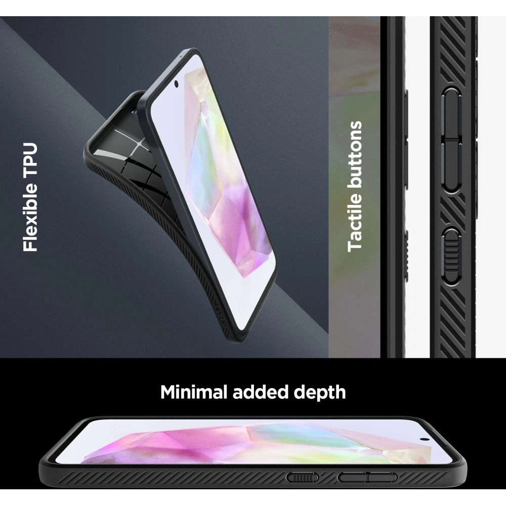 Hurtownia GSM - Etui Spigen Liquid Air Samsung Galaxy A35 5G Matná černá - SPN3362 - {ean13} - Hurt