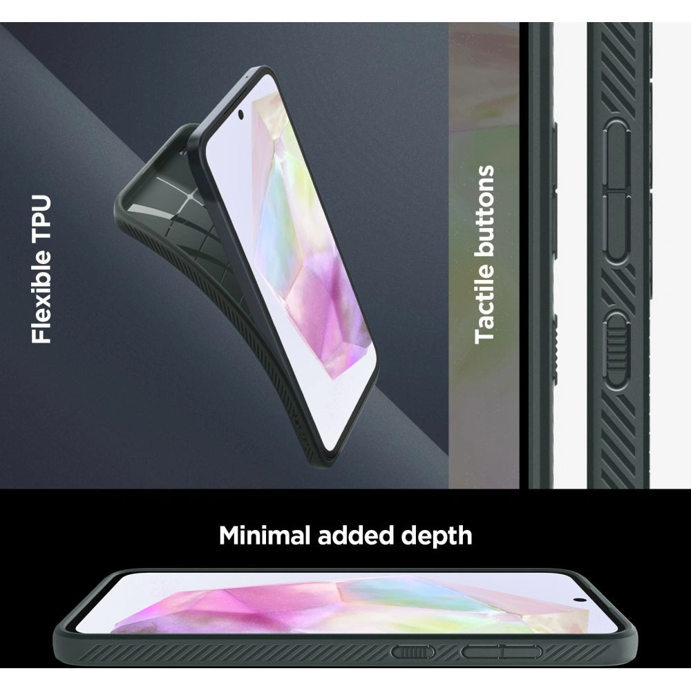 Hurtownia GSM - Case Spigen Liquid Air Samsung Galaxy A35 5G Abyss Green - SPN3363 - {ean13} - Hurt