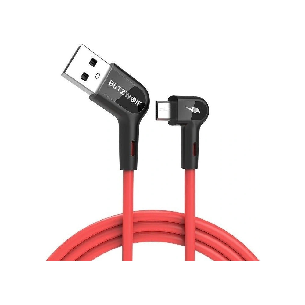 Hurtownia GSM - Kątowy kabel micro USB BlitzWolf BW-AC2 2,4A 0,9m - BLZ183 - {ean13} - Hurt