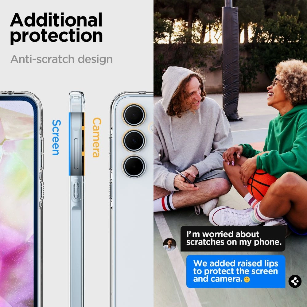 Hurtownia GSM - Case Spigen Ultra Hybrid Samsung Galaxy A35 5G Crystal Clear - SPN3364 - {ean13} - Hurt